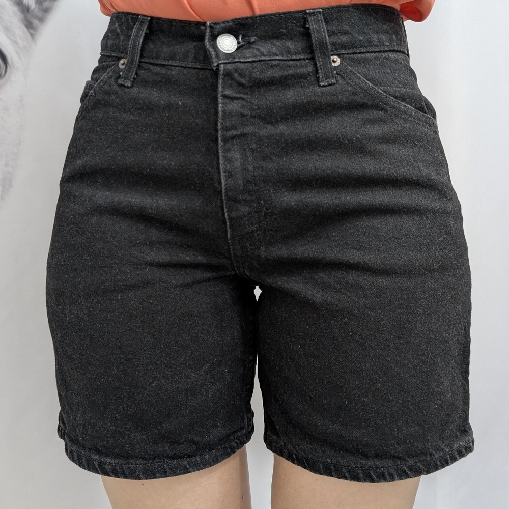 Levi's Vintage 90s Women's Black Jean Shorts